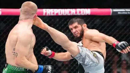 بسبب العلم الروسيّ.. دافليشفيلي يفتح النار بعد فوز ماخاتشيف في UFC 330
