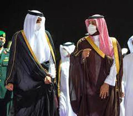 أمير قطر يصل السعودية في أول زيارة بعد المصالحة الخليجية