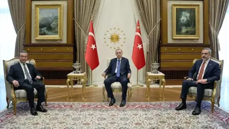 أردوغان يستقبل وزير الخارجية الصيني أردوغان يستقبل وزير الخارجية الصيني