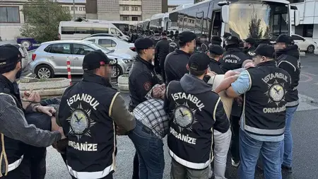 اعتقالات وإجراءات قانونية في 8ولايات تركية  اعتقالات وإجراءات قانونية في 8ولايات تركية