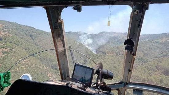 بمشاركة المروحيات.. فرق الإطفاء تحاول السيطرة على حريق في غابات إزمير