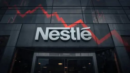 سهم نستله ينهار وسط أزمة داخلية سهم نستله ينهار وسط أزمة داخلية