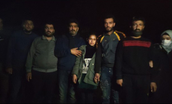 إنقاذ 18 مهاجراً غير نظامي في ولاية أدرنة التركية