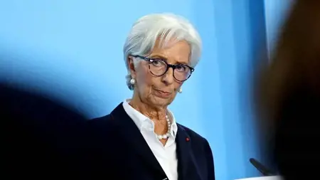 إصابة رئيسة البنك المركزي الأوروبي بجروح طفيفة في حادث سير