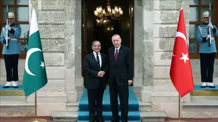 أردوغان يلتقي رئيس وزراء باكستان 