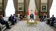 أردوغان يستقبل الممثلة العليا للاتحاد الأوروبي كايا كالاس في أنقرة