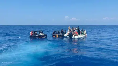 إنقاذ 117 مهاجرّا غير نظامي قبالة سواحل موغلا التركية إنقاذ 117 مهاجرّا غير نظامي قبالة سواحل موغلا التركية