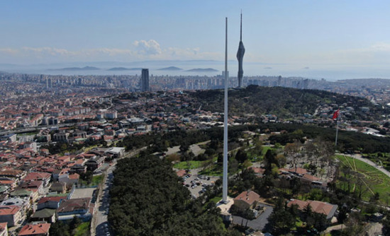 رفع أعلى سارية علم في تركيا على تل جامليجا في هذا التاريخ