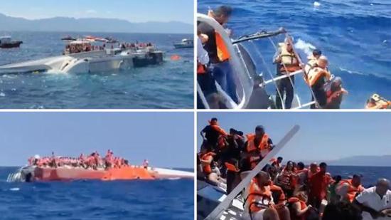 مصرع 6 أشخاص وإنقاذ 172 في غرق عبّارة قبالة كرنيا.. واستمرار البحث عن العشرات