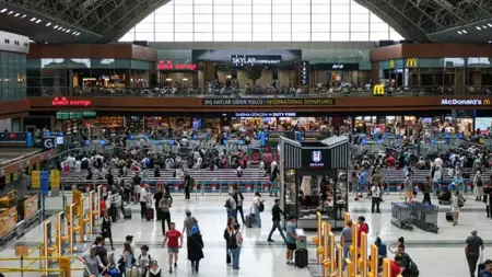 انخفاض الرحلات الجوية في مطار صبيحة كوكجن بإسطنبول  انخفاض الرحلات الجوية في مطار صبيحة كوكجن بإسطنبول