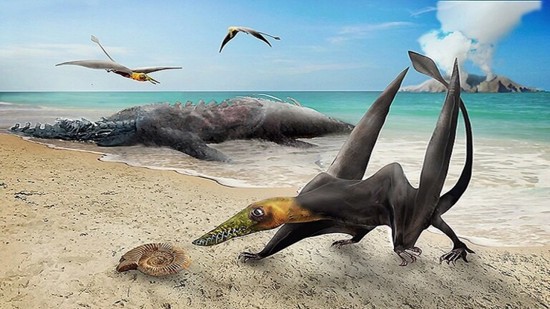 العثور على حفرية تعود لديناصور "التنين الطائر" في أمريكا الجنوبية 