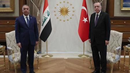 الرئيس أردوغان يبعث برسالة إلى رئيس الوزراء العراقي