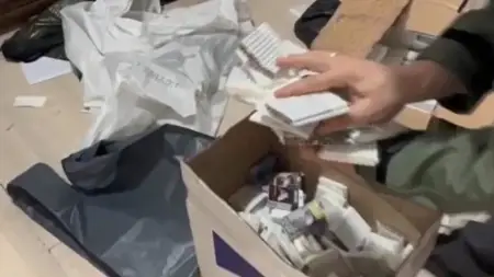 ضبط 451 مليون ليرة من السجائر المهربة في تركيا خلال 6 أشهر ضبط 451 مليون ليرة من السجائر المهربة في تركيا خلال 6 أشهر