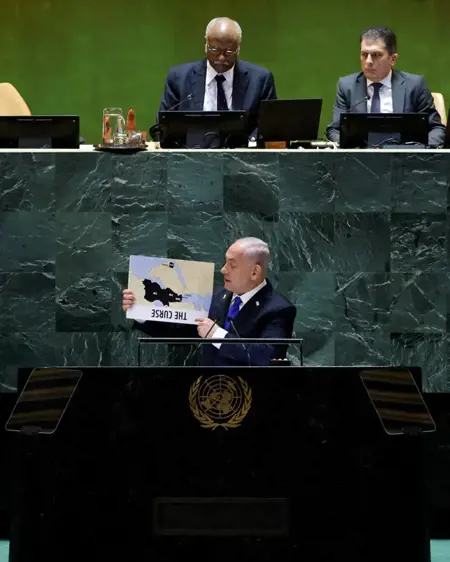 نتنياهو يستعرض الدول العربية الصديقة والدول الأعداء بالنسبة لإسرائيل نتنياهو يستعرض الدول العربية الصديقة والدول الأعداء بالنسبة لإسرائيل