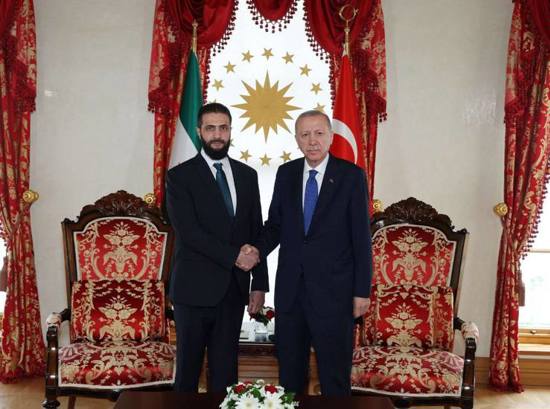 عاجل:الرئيس أردوغان يستقبل الرئيس السوري أحمد الشرع عاجل:الرئيس أردوغان يستقبل الرئيس السوري أحمد الشرع