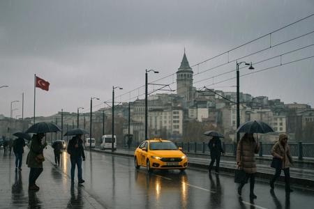 إسطنبول تستعد لأمطار غزيرة وانخفاض حاد في درجات الحرارة وتساقط الثلوج