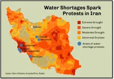 أزمة المياه في طهران: خطر الإخلاء يلوح في الأفق