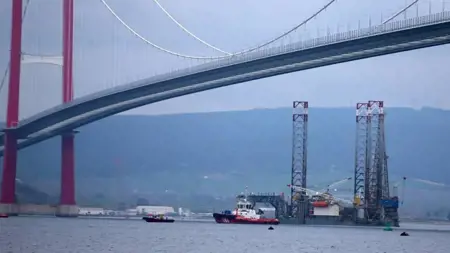 تعليق حركة السفن في مضيق الدردنيل  تعليق حركة السفن في مضيق الدردنيل