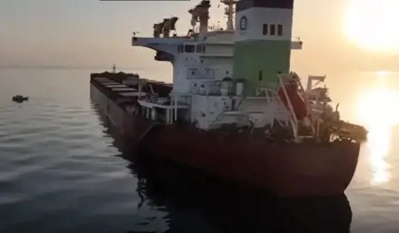 ضبط 51 كيلوغراماً من المخدرات على متن سفينة شحن جافة قبالة سواحل أضنة ضبط 51 كيلوغراماً من المخدرات على متن سفينة شحن جافة قبالة سواحل أضنة