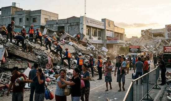 زلزال بقوة 7.8 يضرب جنوب الفلبين ويثير حالة تأهب