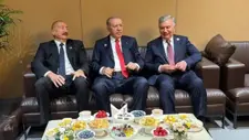 قبيل قمة شنغهاي.. أردوغان يجتمع بعلييف وميرضيائيف في بشكيك