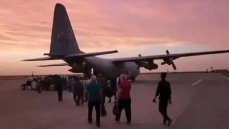 وصول 124 تركياً تم إجلاؤهم من السودان إلى أنقرة وصول 124 تركياً تم إجلاؤهم من السودان إلى أنقرة