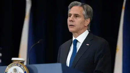 وزير الخارجية الأمريكي بلينكن: أنا هنا كيهودي أيضًا