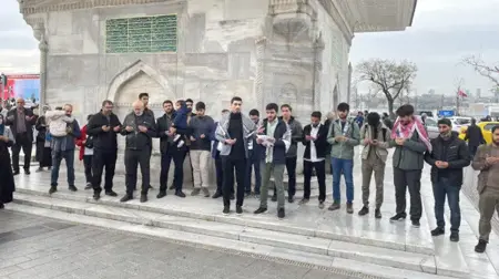 مظاهرات في اسطنبول تنديداً بالعدوان على غزة مظاهرات في اسطنبول تنديداً بالعدوان على غزة