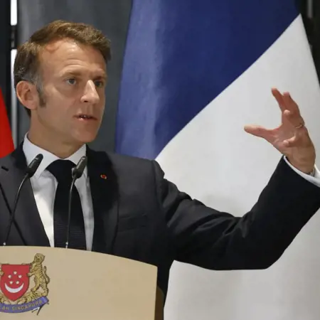 ماكرون: الاعتراف بفلسطين لا يلغي ذكرى هجوم 7 أكتوبر — وندعو إلى مسار سياسي جديد ماكرون: الاعتراف بفلسطين لا يلغي ذكرى هجوم 7 أكتوبر — وندعو إلى مسار سياسي جديد