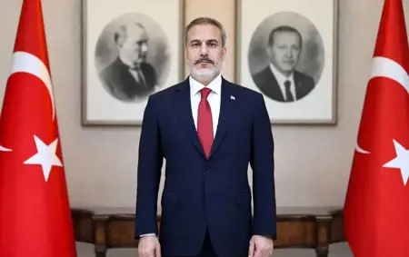 وزير الخارجية هاكان فيدان يتوجه إلى العراق لتعزيز التعاون الأمني والاقتصادي وزير الخارجية هاكان فيدان يتوجه إلى العراق لتعزيز التعاون الأمني والاقتصادي