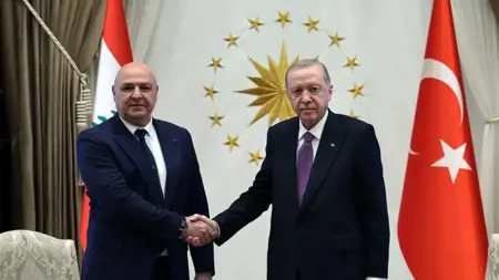 إردوغان في قمة مع عون: إسرائيل ترتكب جريمة بحقّ الإنسانية وأكثر من 4300 شهيد في لبنان