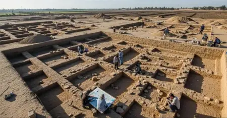 اكتشاف معبد عمره 2600 عام تحت دلتا النيل