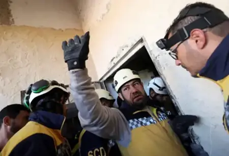 عاجل: وسط حزن كبيرمن ذوي الضحايا والناجين.. الدفاع المدني السوري يعلن الانتهاء من عمليات البحث في سجن صيدنايا  عاجل: وسط حزن كبيرمن ذوي الضحايا والناجين.. الدفاع المدني السوري يعلن الانتهاء من عمليات البحث في سجن صيدنايا