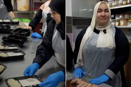 بينهن كفيفة: مطبخ مجتمعي في صيدا يجمع نازحات الجنوب اللبناني لإطعام المتضررين من القصف