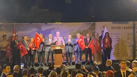 رئيس البرلمان التركي كورتولموش في أفيون قره حصار لإحياء الذكرى الـ104 لـ«الهجوم الكبير»