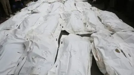 صادم: إسرائيل ترسل 80 جثة لأسرى فلسطينيين متحللة وبلا أطراف للجانب الفلسطيني صادم: إسرائيل ترسل 80 جثة لأسرى فلسطينيين متحللة وبلا أطراف للجانب الفلسطيني