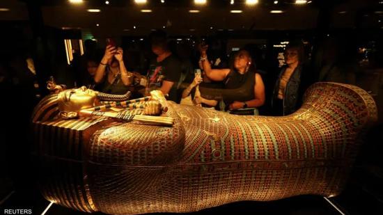 توت عنخ آمون فى مقره الأخير