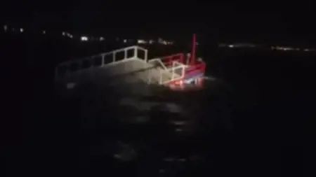 غرق قارب صيد في أضنة غرق قارب صيد في أضنة