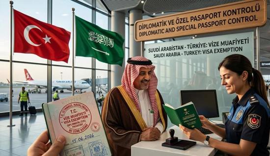 إعفاء متبادل من التأشيرة بين تركيا والسعودية