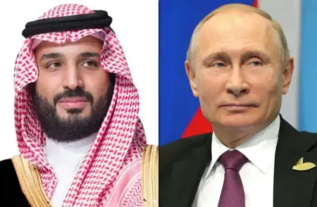 محمد بن سلمان يبحث مع الرئيس الروسي سبل تطوير العلاقات بين البلدين محمد بن سلمان يبحث مع الرئيس الروسي سبل تطوير العلاقات بين البلدين