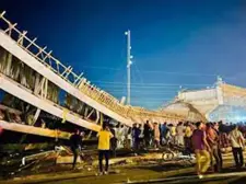 انهيار جسر قيد الإنشاء في ديار بكر يؤدي بحياة عمال واصابات 