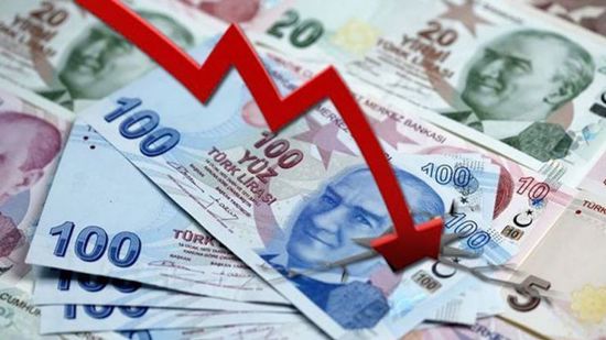 الليرة التركية  تهبط أمام الدولار واليورو وتحطم رقم قياسي جديد