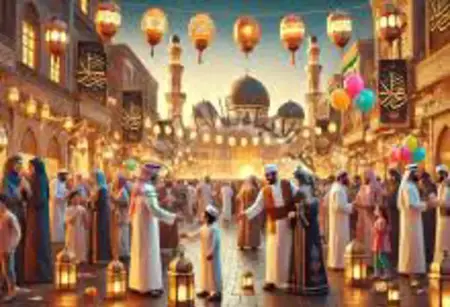 عاجل:السعودية تعلن أن غداً الأحد هو أول أيام عيد الفطر المبارك عاجل:السعودية تعلن أن غداً الأحد هو أول أيام عيد الفطر المبارك