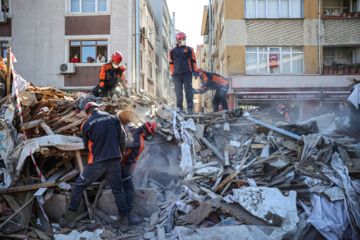 تمرين الزلزال في اسطنبول