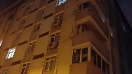 إخلاء مبنى من 7 طوابق في اسطنبول إخلاء مبنى من 7 طوابق في اسطنبول