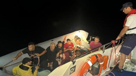 القبض على 12 مهاجرًا غير شرعي قبالة سواحل بودروم