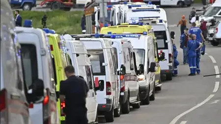 روسيا: قتلى نتيجة انفجار أنبوب ماء ساخن بأحد المراكز التجارية روسيا: قتلى نتيجة انفجار أنبوب ماء ساخن بأحد المراكز التجارية