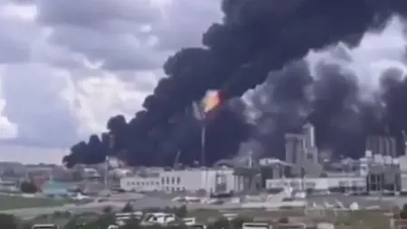 حريقٌ بمجمّع كيميائيّ غازيّ في روسيا يودي بحياة صينيّ ويصيب 131 شخصاً