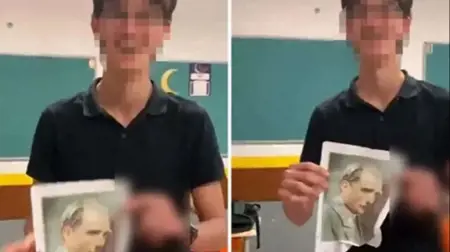 القبض على شخص قام بحركات غير لائقة تجاه صورة أتاتورك في إسطنبول القبض على شخص قام بحركات غير لائقة تجاه صورة أتاتورك في إسطنبول