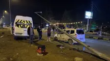 حادث حافلة صغيرة في بارتن أثناء العودة من حفل زفاف: 21 مصاباً